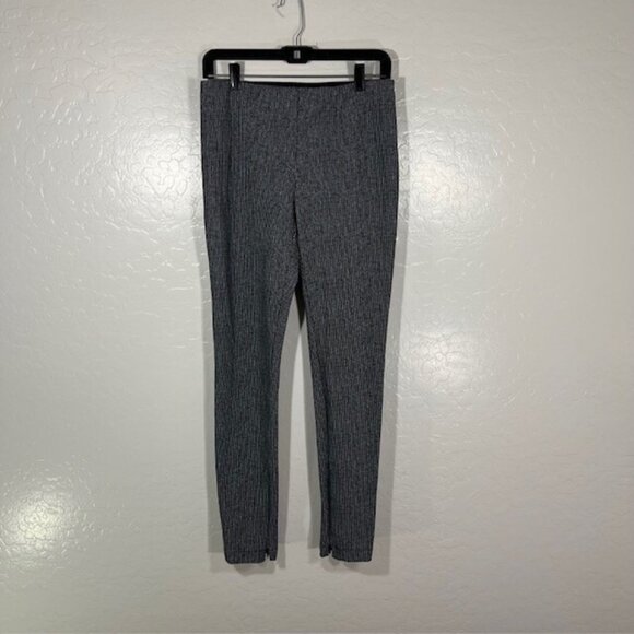 Theory Houndstooth Skinny Ponte Legging With Zipper Ankle Detail Medium Pants - Picture 1 of 6